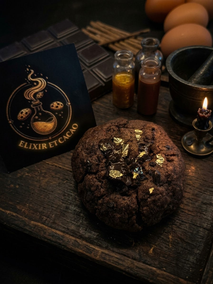 Cookie « Aura Verte » — Matcha Doux Cérémoniel & Éclats de Chocolat Blanc